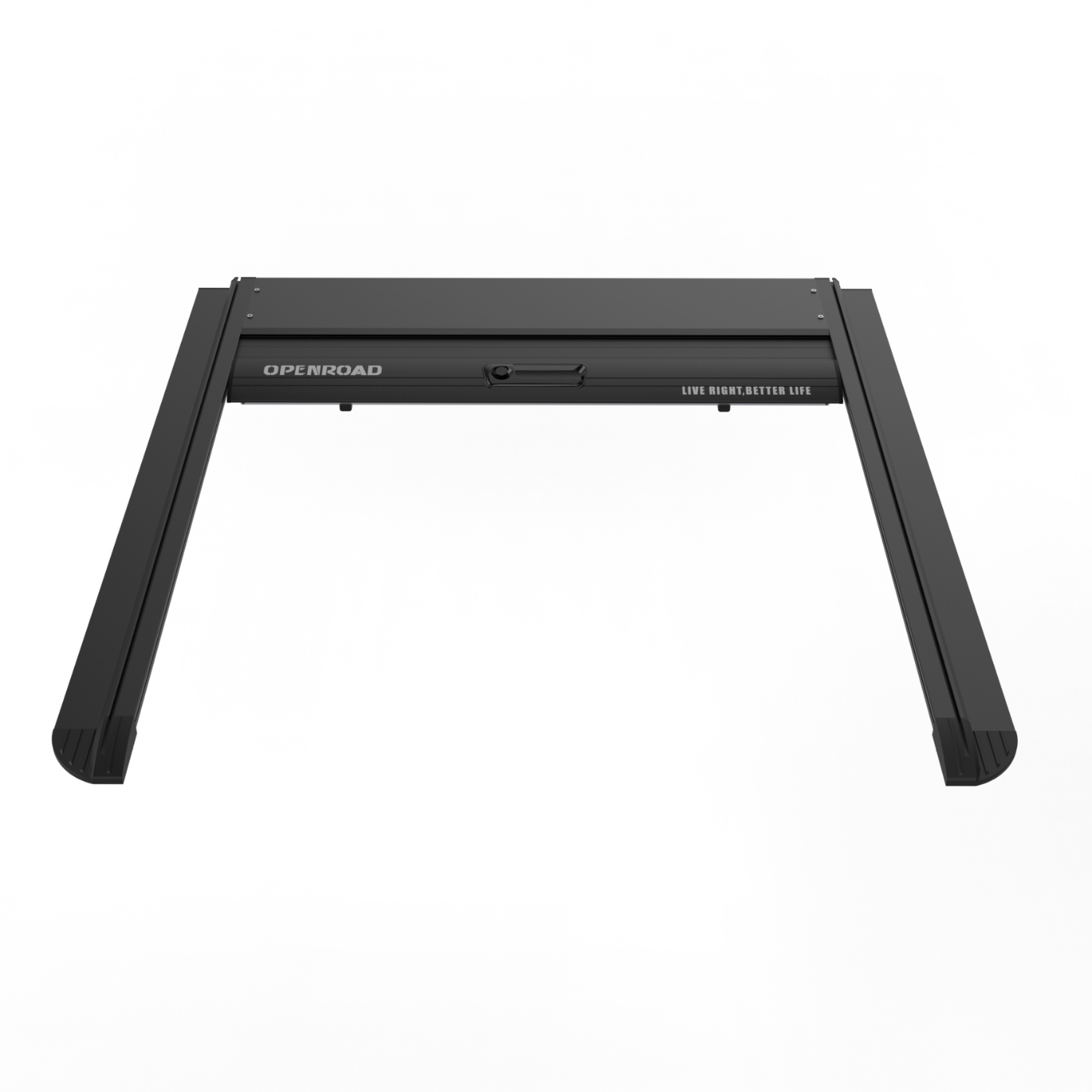 OPENROAD Universal Fit Adjustable Bed Rack for Trucks with Aluminum Retractable Tonneau Cover Openroad4wd