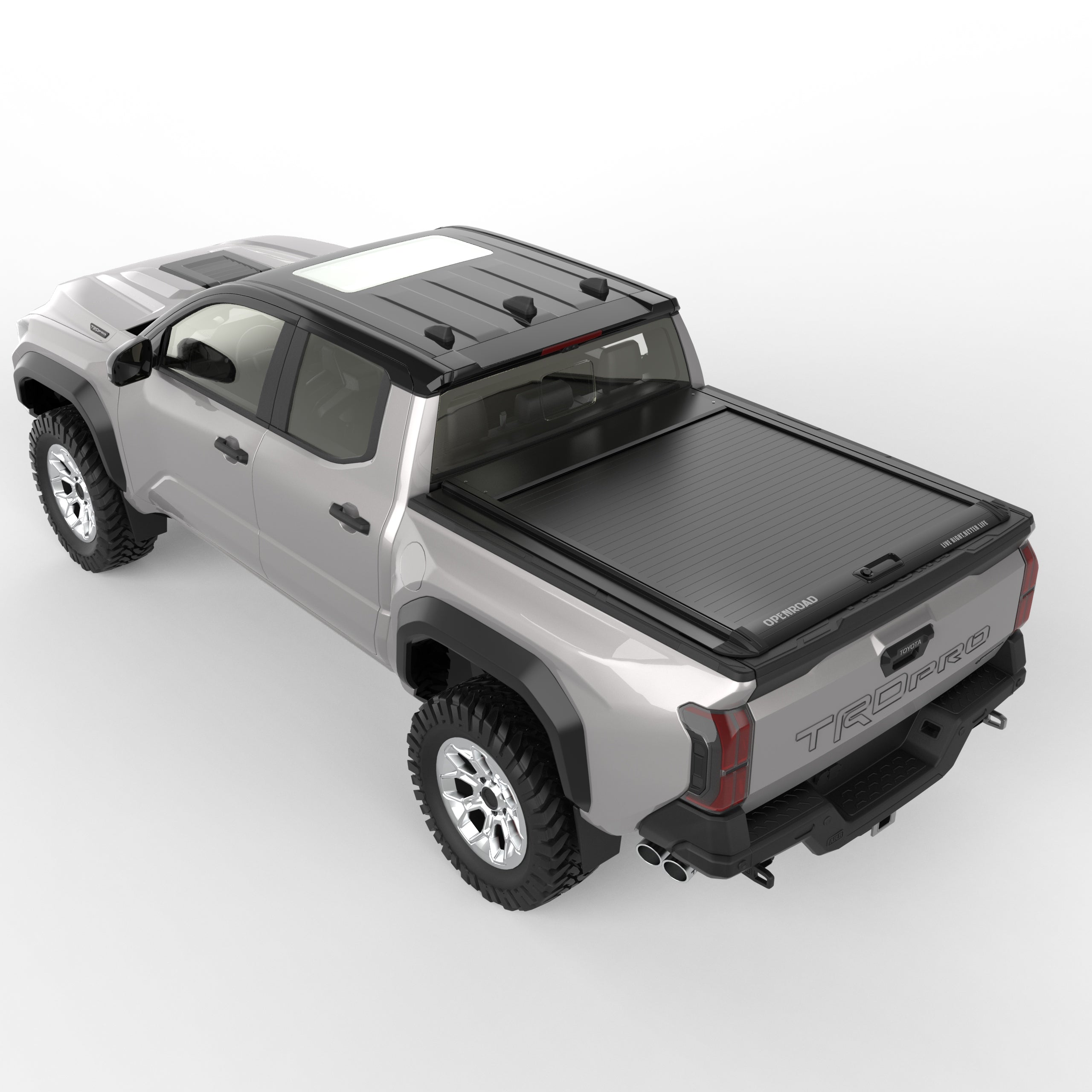 OPENROAD Aluminum Retractable Tonneau Cover