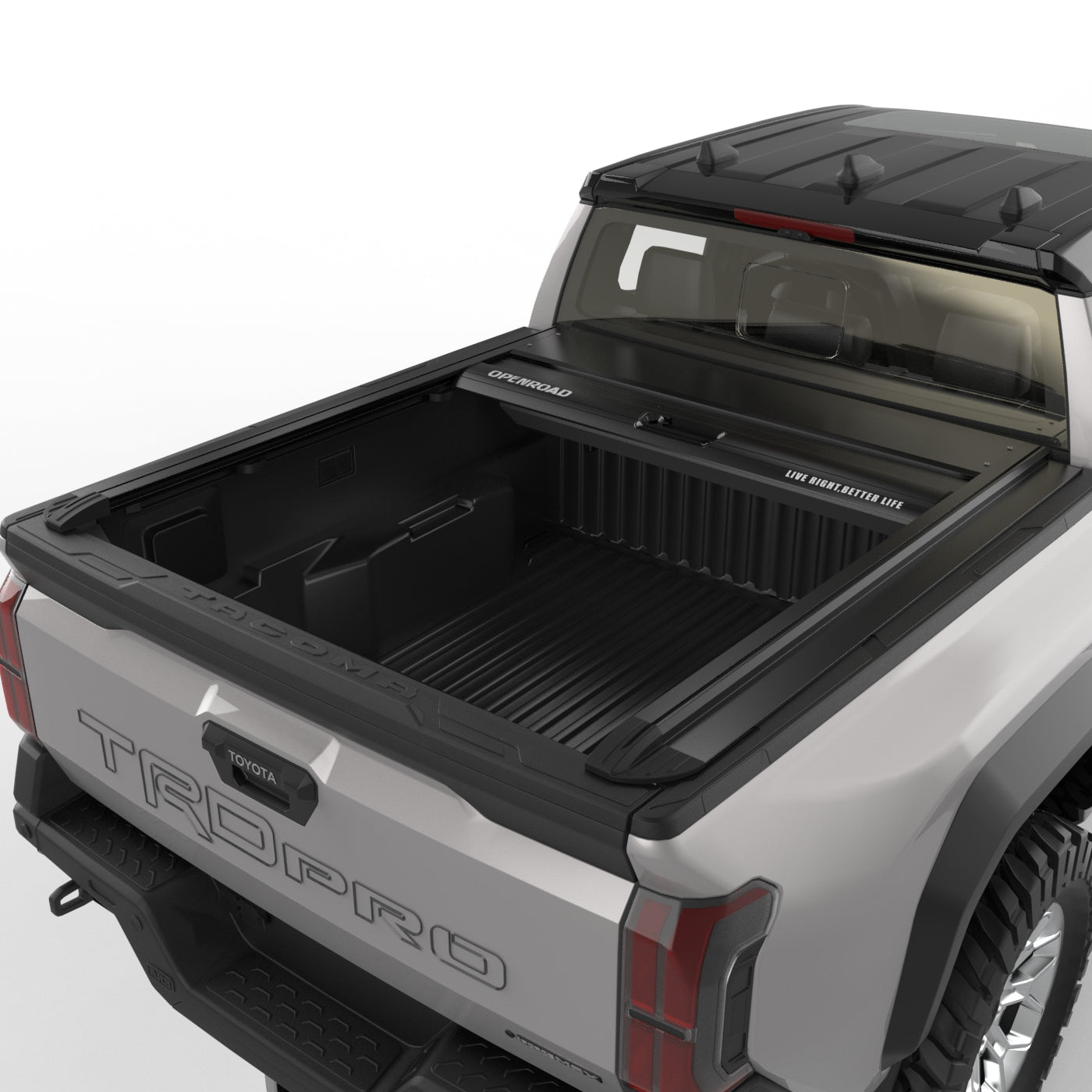 OPENROAD Aluminum Retractable Tonneau Cover