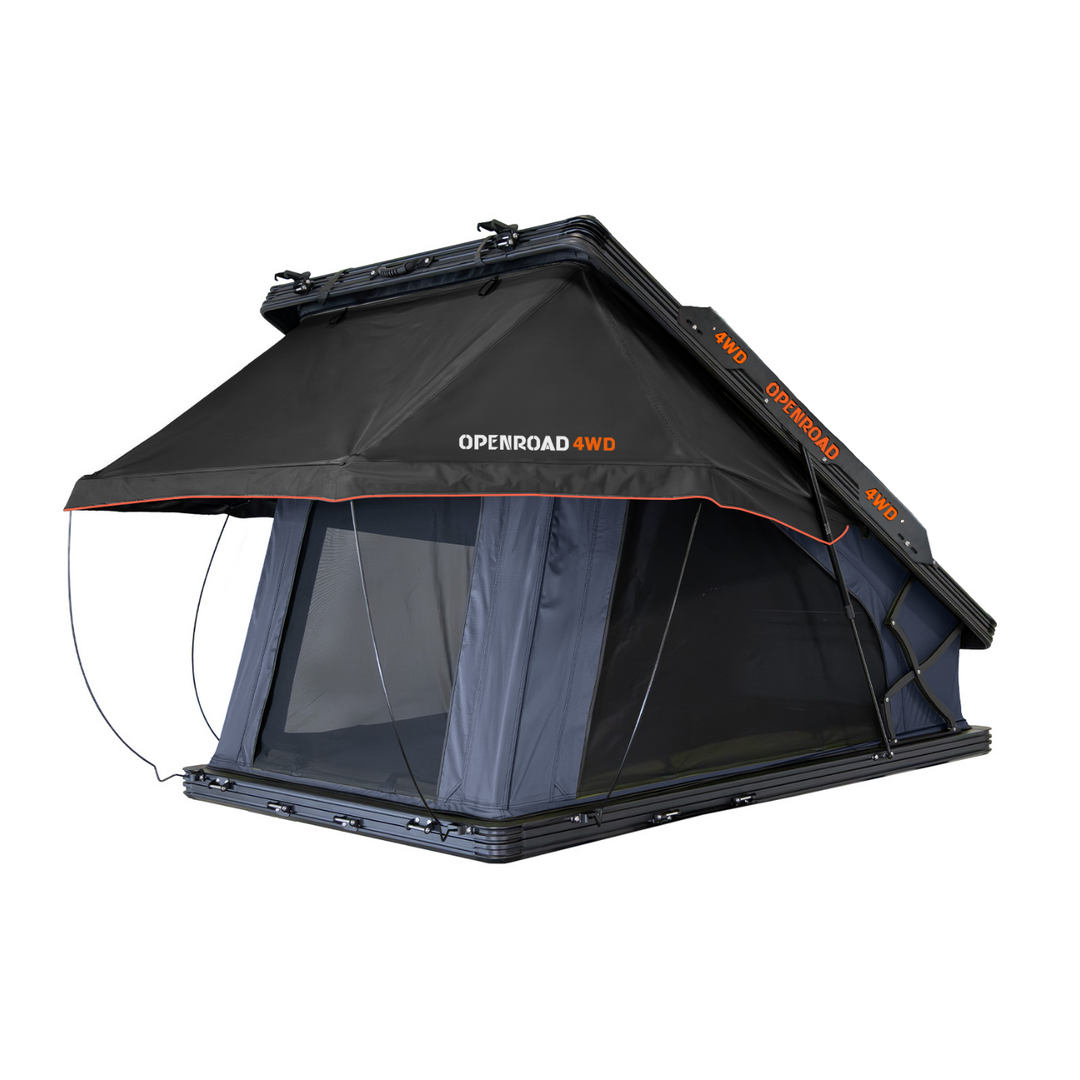 Aluminum Hardshell Roof Top Tent and 270 Free Standing Awning and 270 Awning Sidewalls Openroad4wd