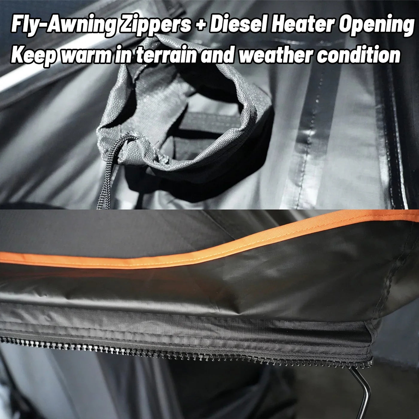 OPENROAD Aluminum Hard Shell Roof Top Tent-PeakRoof LT V2 Series openroad4wd.com