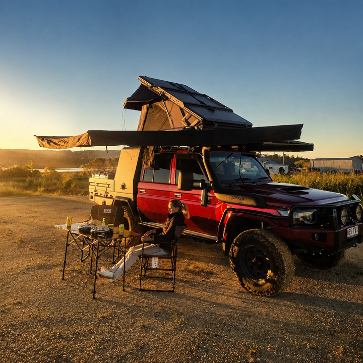 OPENROAD Modular Adventure Camp System —— Aluminum Hard Shell Roof Top Tent+ 270° Awning Solution for Any Vehicle