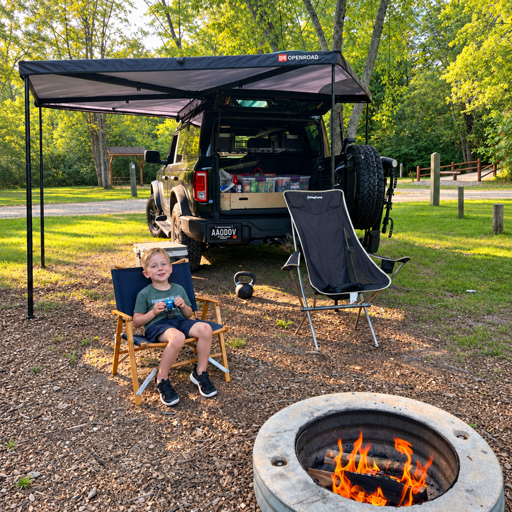 OPENROAD 270 Free Standing Awning for Camping-Trail Series Openroad4wd