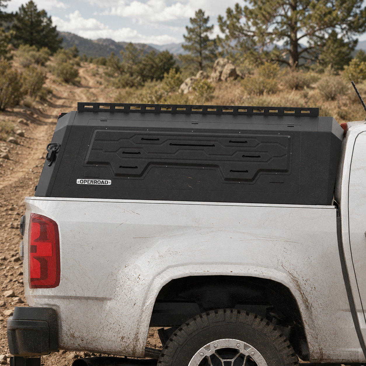 OPENROAD Aluminum Truck Cap for Chevy Colorado/GMC Canyon (2015-2022) – 5ft Bed Openroad4wd