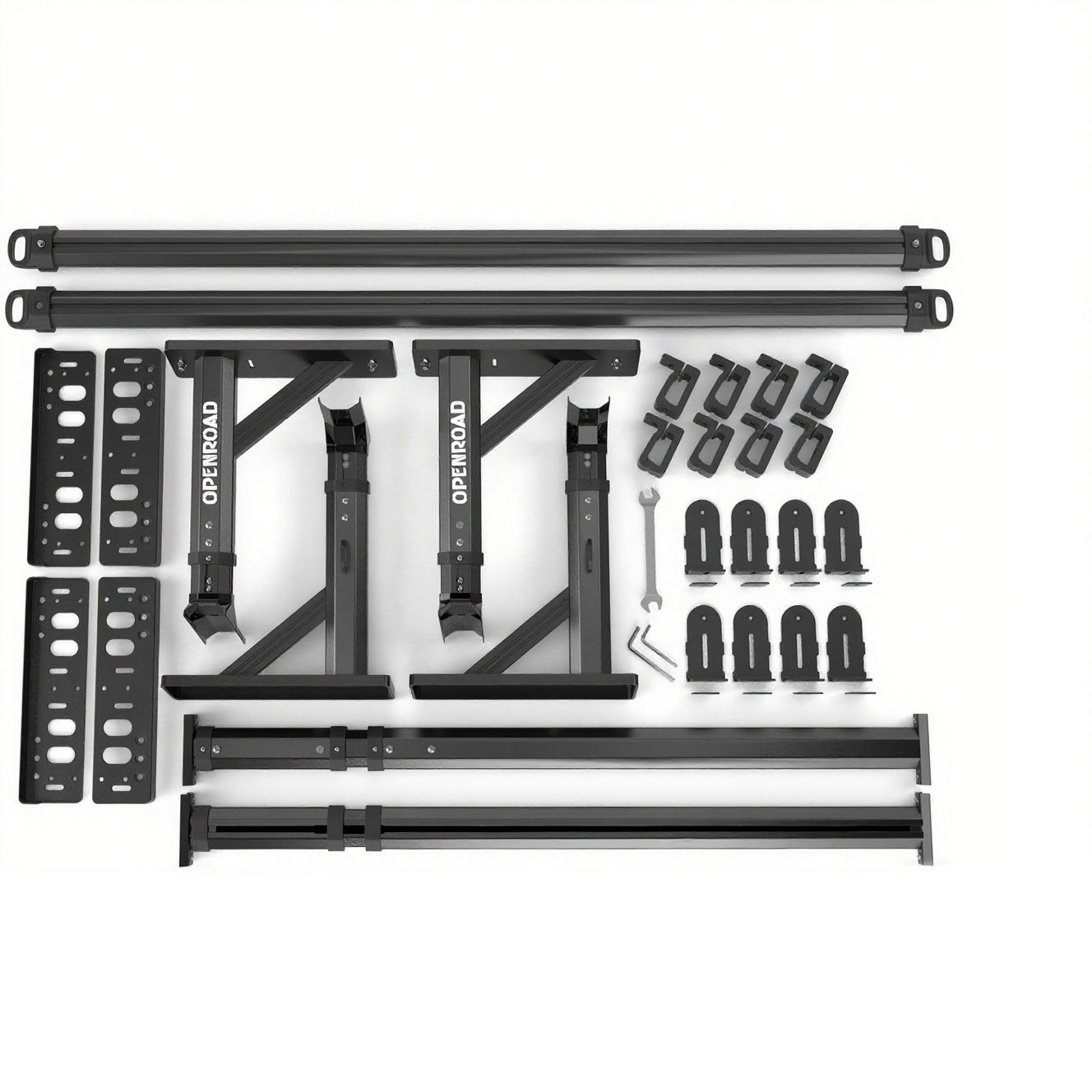 OPENROAD Universal Fit Adjustable Bed Rack for Trucks Openroad4wd