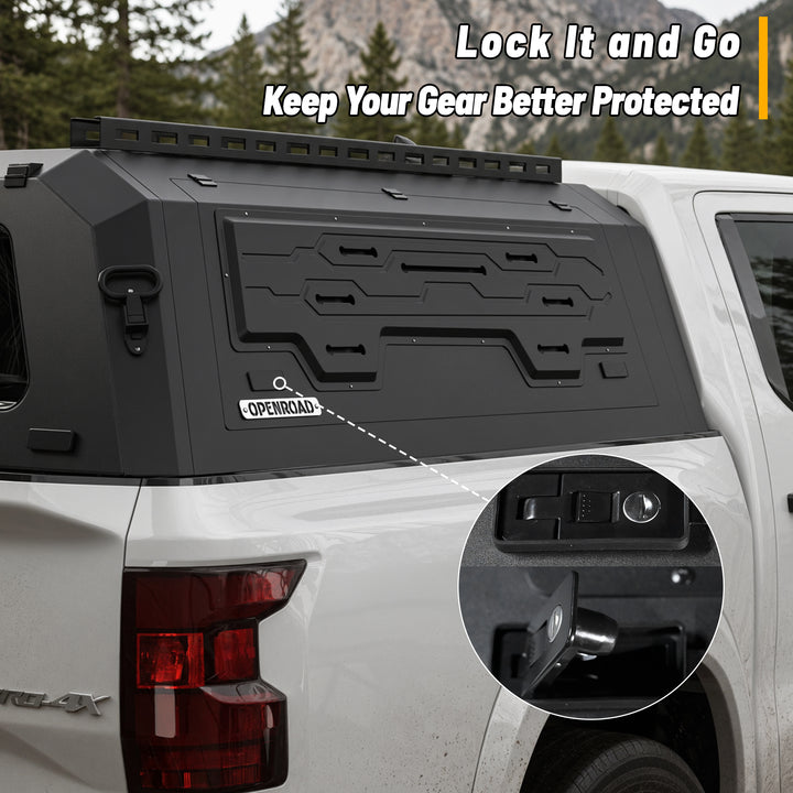 OPENROAD Aluminum Truck Cap for Nissan Frontier (2022-2026) Openroad4wd