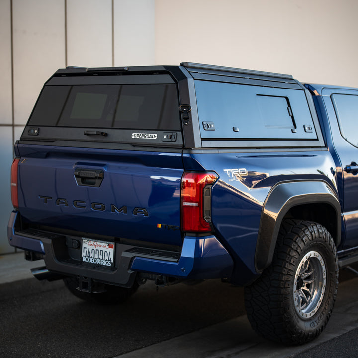 OPENROAD Sliding Glass Side Truck Cap for Toyota Tacoma (2024-2026) – 5ft Bed Openroad4wd