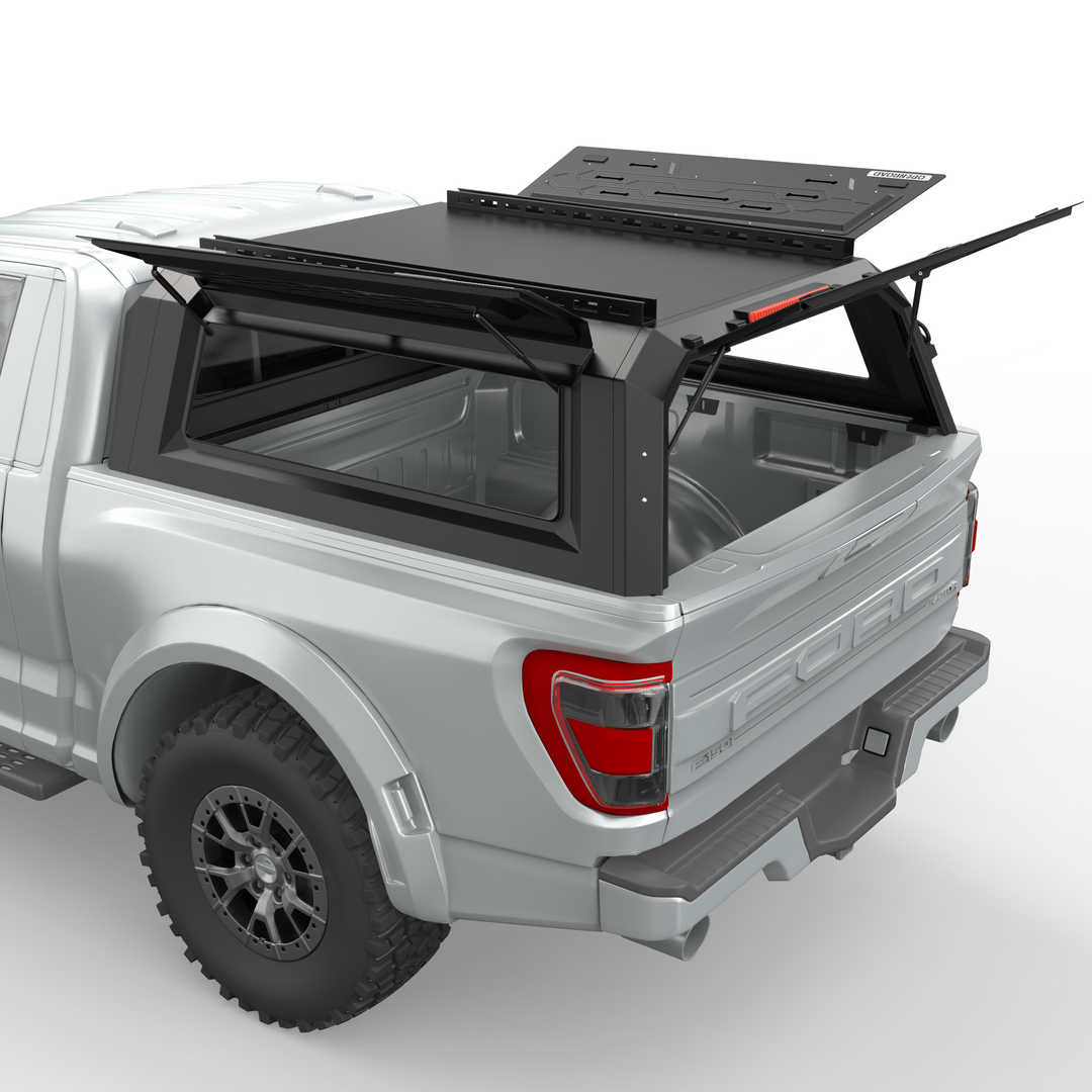 OPENROAD Aluminum Truck Cap for Ford F-150 (2021-2026)-6.5ft Bed