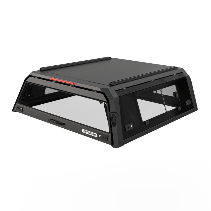 OPENROAD Sliding Glass Side Truck Cap for Toyota Tacoma (2016-2023) – 5ft Bed Openroad4wd
