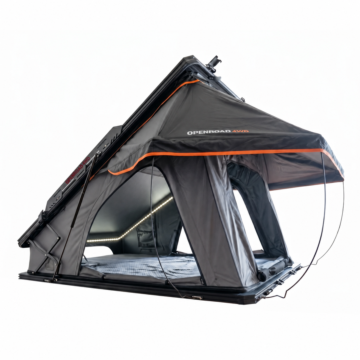 OPENROAD Aluminum Hard Shell Roof Top Tent-PeakRoof LT V2 Series