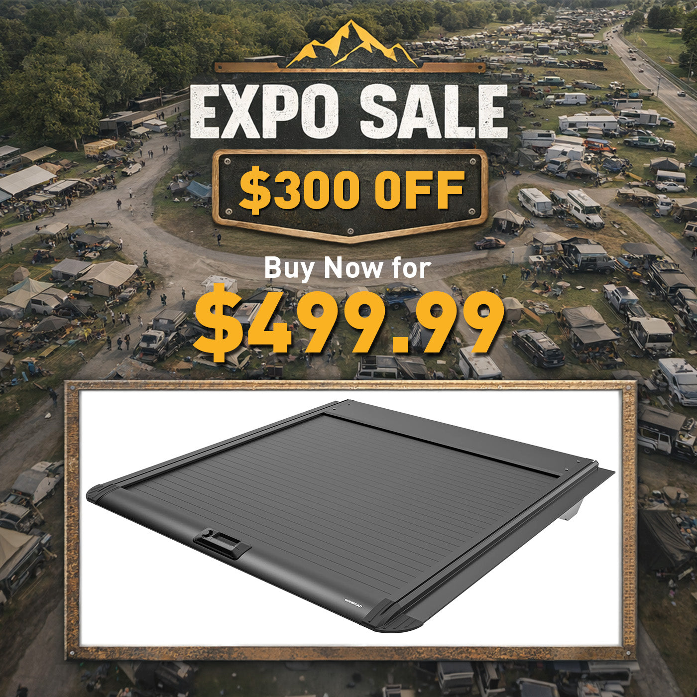 OPENROAD Aluminum Retractable Tonneau Cover Openroad4wd