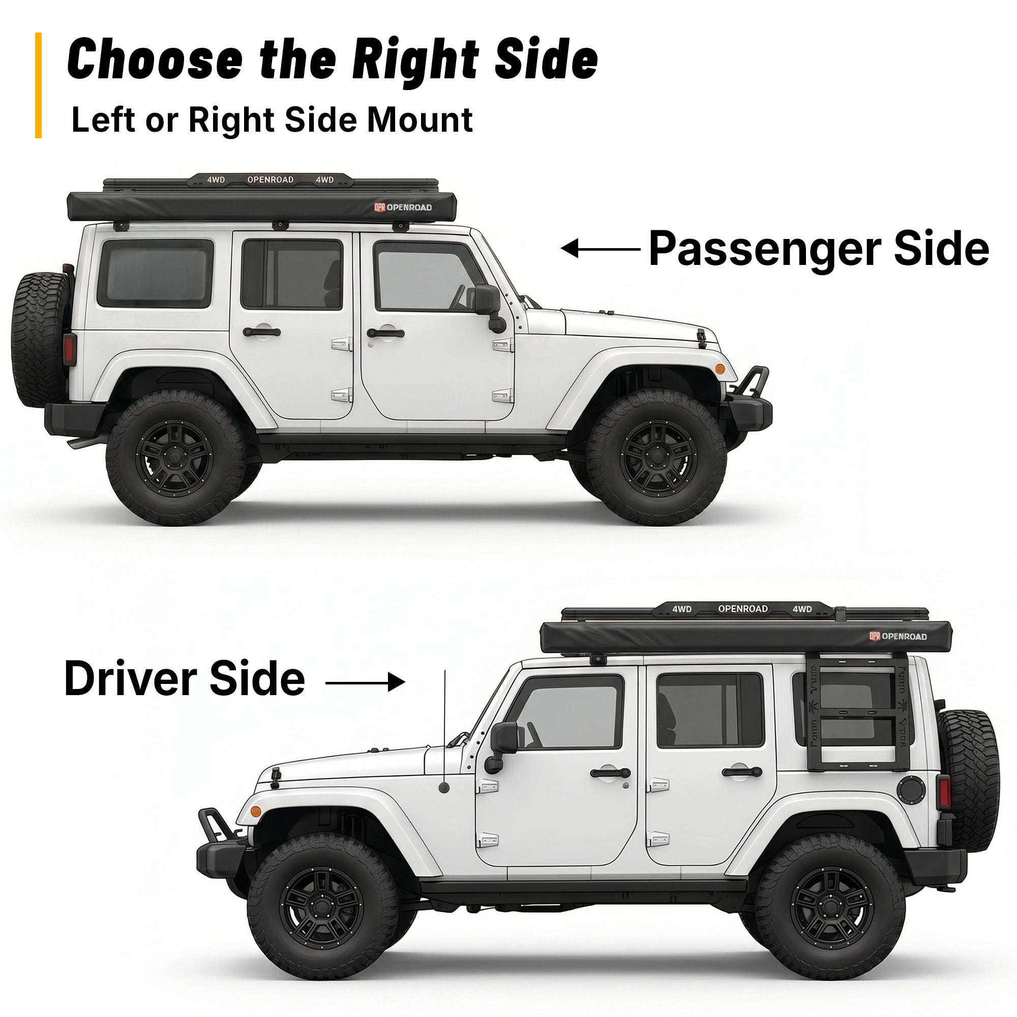 Best 270° Free Standing Camping Awning for SUV & Car - Openroad4wd