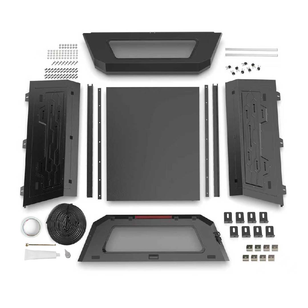 OPENROAD Truck Cap with Full Wing Doors, Extra-Large Storage, and LED Brake Light Openroad4wd