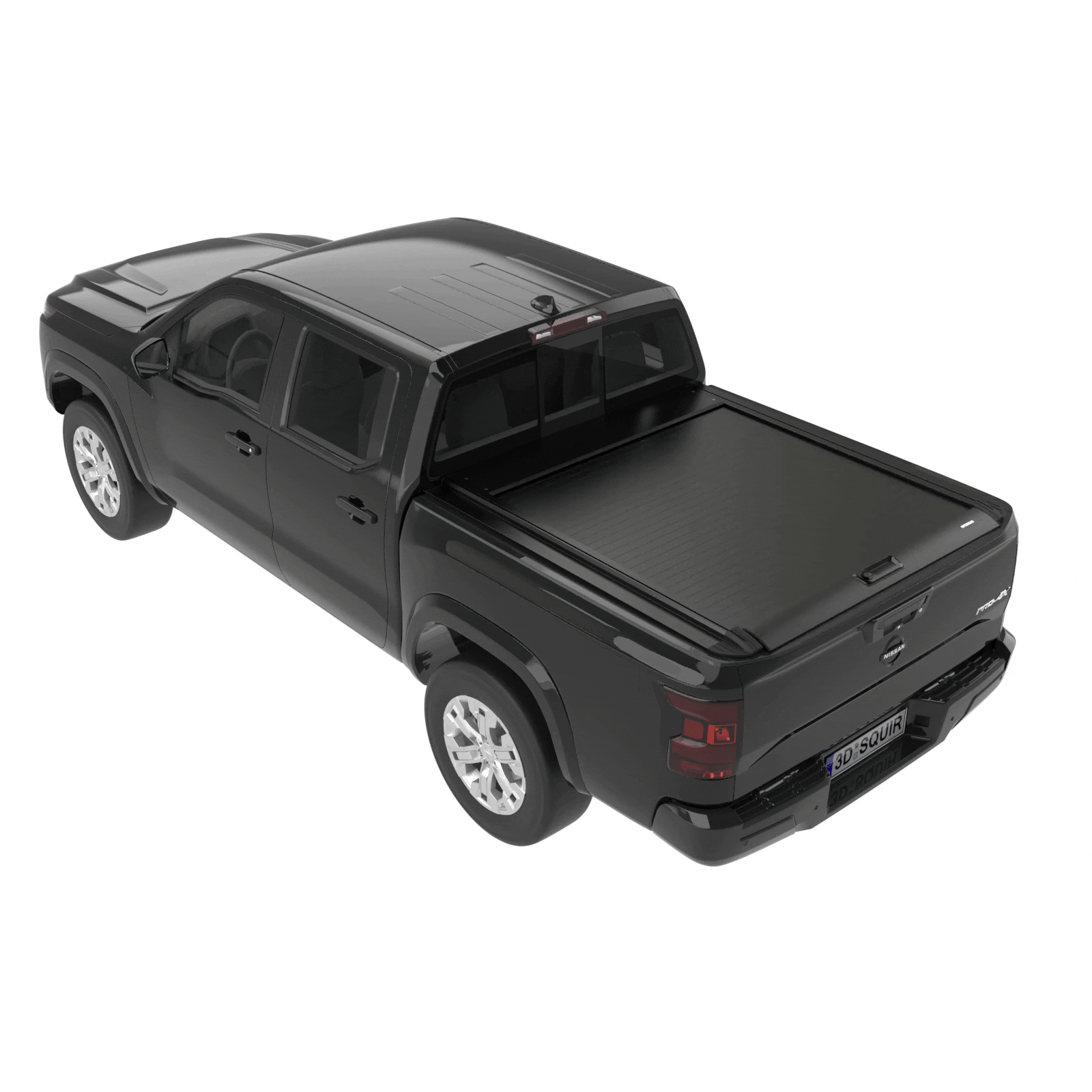 OPENROAD Aluminum Retractable Tonneau Cover for Nissan Frontier（2022-2026）5.0 ft With handle Openroad4wd