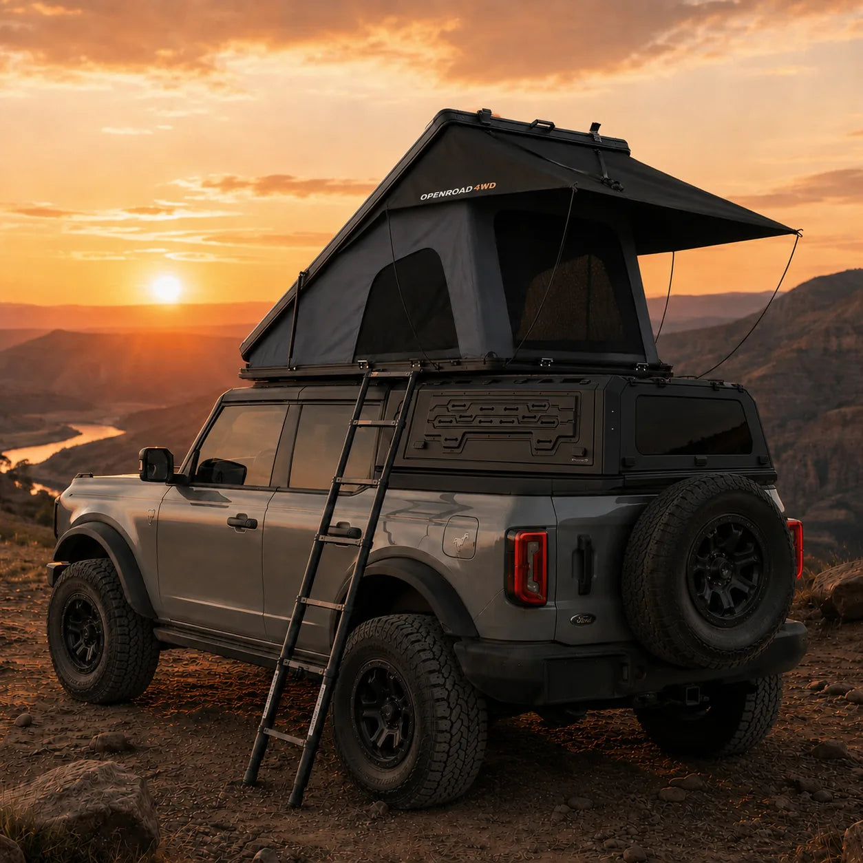 Truck Cap, Triangle RTT, and Crossbars bundle