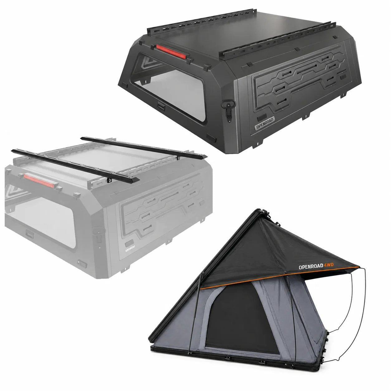 Truck Cap + Triangle RTT + Crossbars product overview