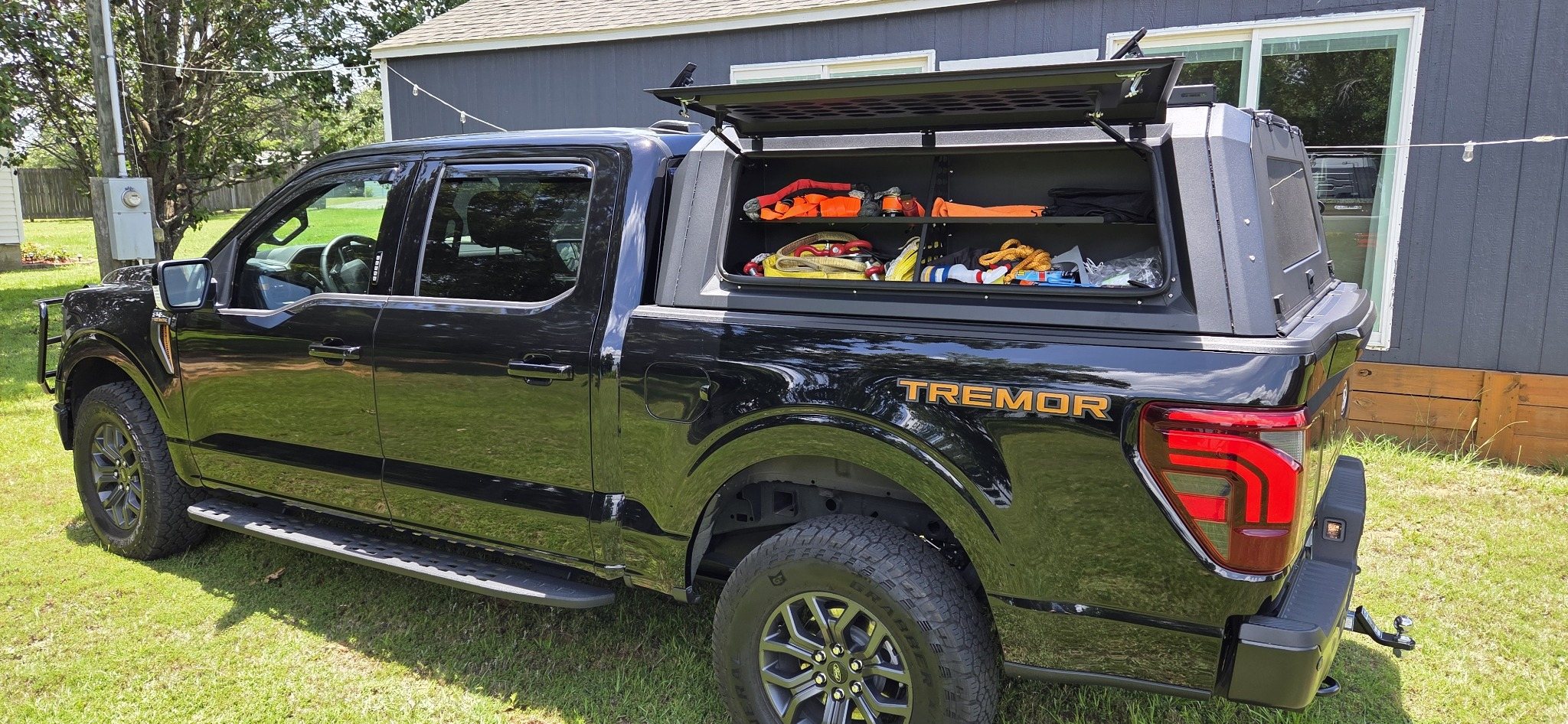 High-Rise Truck Cap, Storage Box, and Crossbars bundle