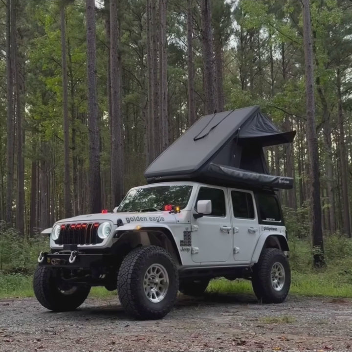 OPENROAD Aluminum Hard Shell Roof Top Tent - EdgeRoof Series Roof Top Tent OPENROAD 4WD