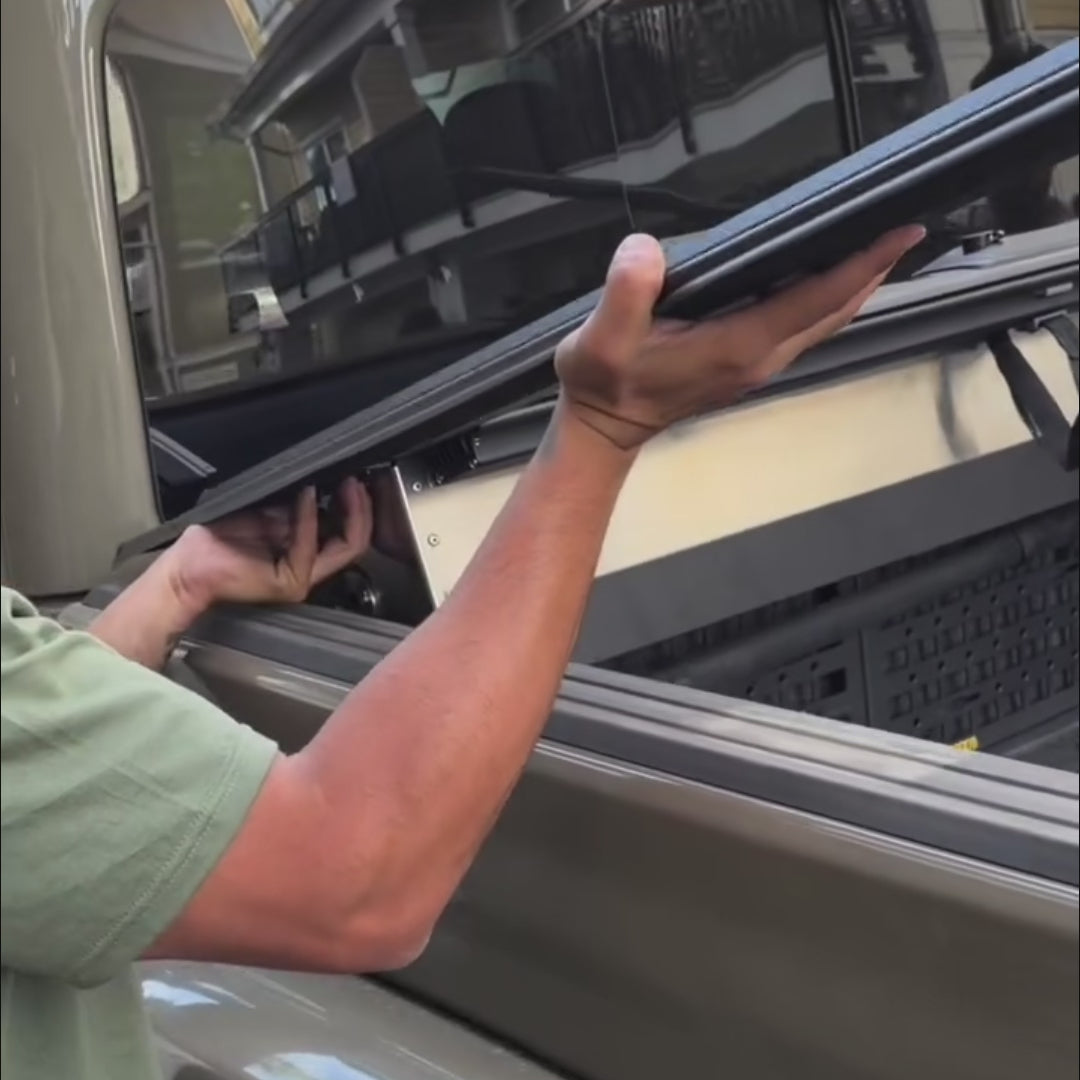 OPENROAD Aluminum Retractable Tonneau Cover for Jeep Gladiator (2019-2026) 5ft With handle Openroad4wd
