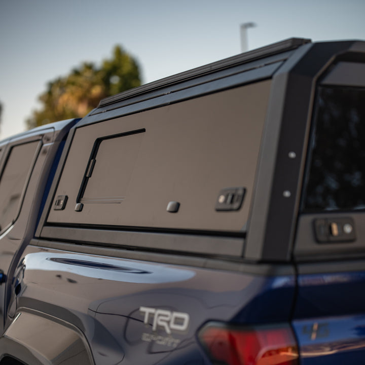OPENROAD Sliding Glass Side Truck Cap for Toyota Tacoma (2024-2026) – 5ft Bed Openroad4wd