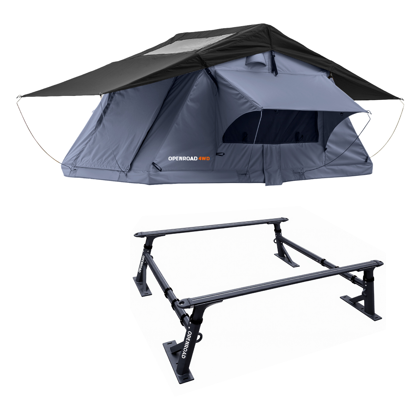 OPENROAD Bed Rack Openroad4wd Bed Rack with Soft RTT Rail System