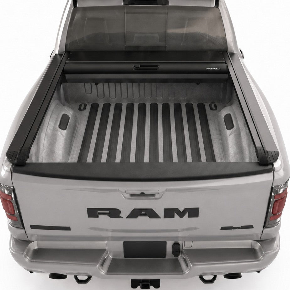 OPENROAD Aluminum Retractable Tonneau Cover for RAM 1500(2009-2026) 5.7ft With handle Openroad4wd
