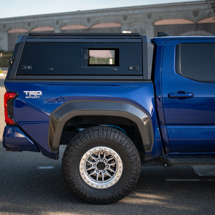 OPENROAD Sliding Glass Side Truck Cap for Toyota Tacoma (2024-2026) – 5ft Bed Openroad4wd
