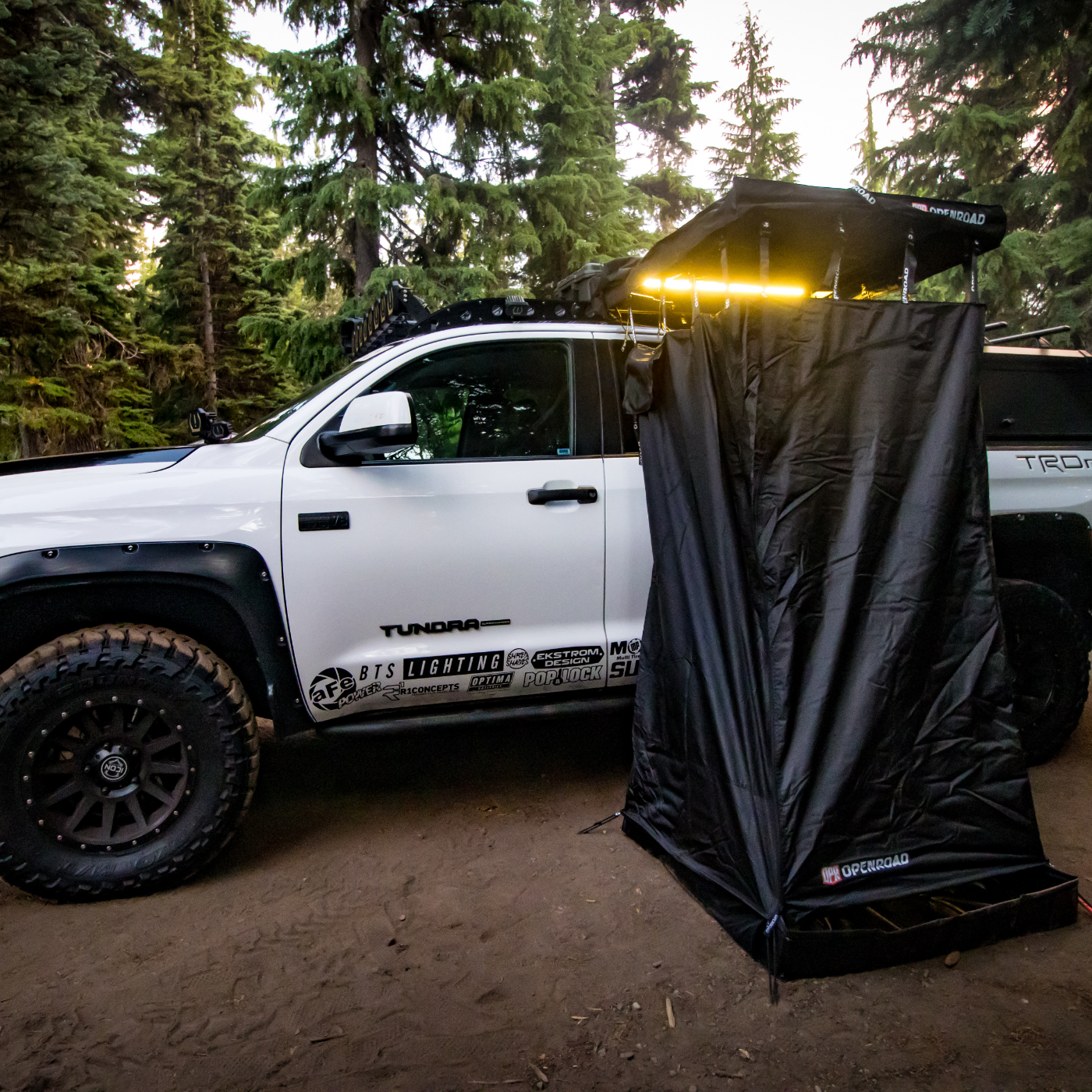 OPENROAD Quick-Open Shower Awning V2 Openroad4wd