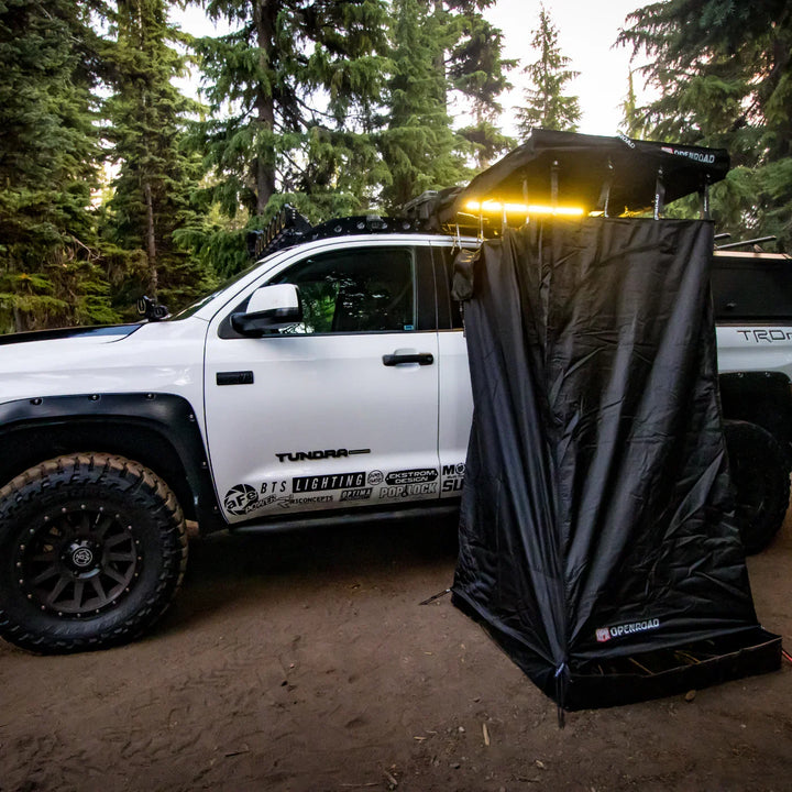 OPENROAD 270 Free Standing Awning for Camping-Adventure Series with Shower Awning V2 Openroad4wd