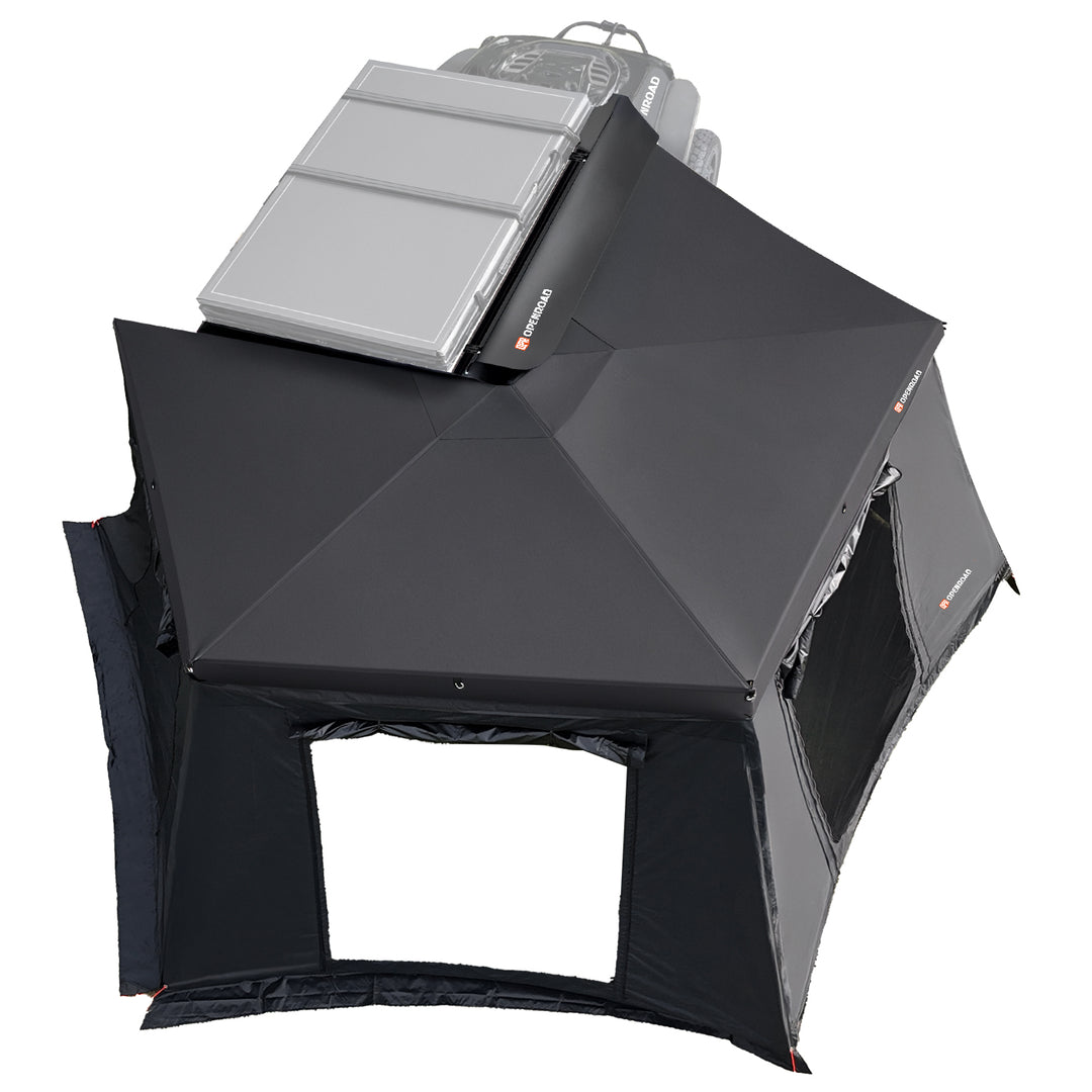 OPENROAD 270 Free Standing Awning and Sidewalls with Trunk Sidewall Openroad4wd Passenger