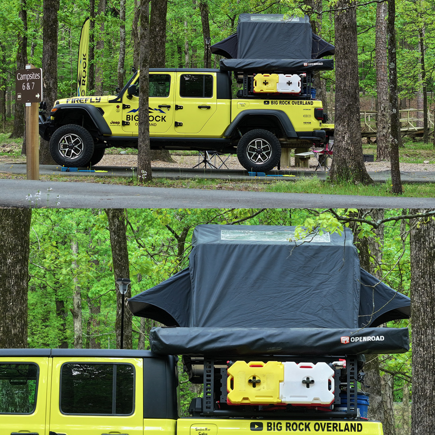 OPENROAD Soft Roof Top Tent Openroad4wd