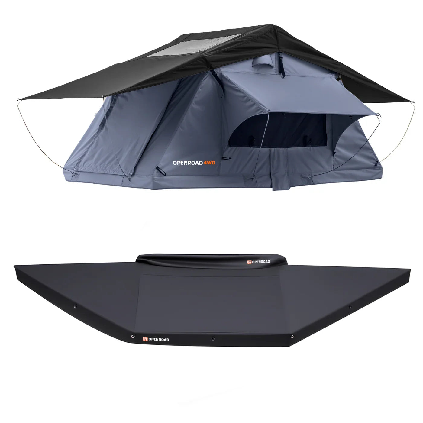 tent ok opende OPENROAD Soft Roof Top Tent – Openroad4wd