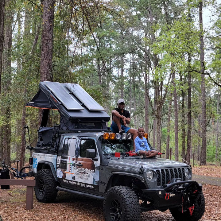 OPENROAD Aluminum Hard Shell Roof Top Tent - PeakRoof Series  openroad4wd.com   