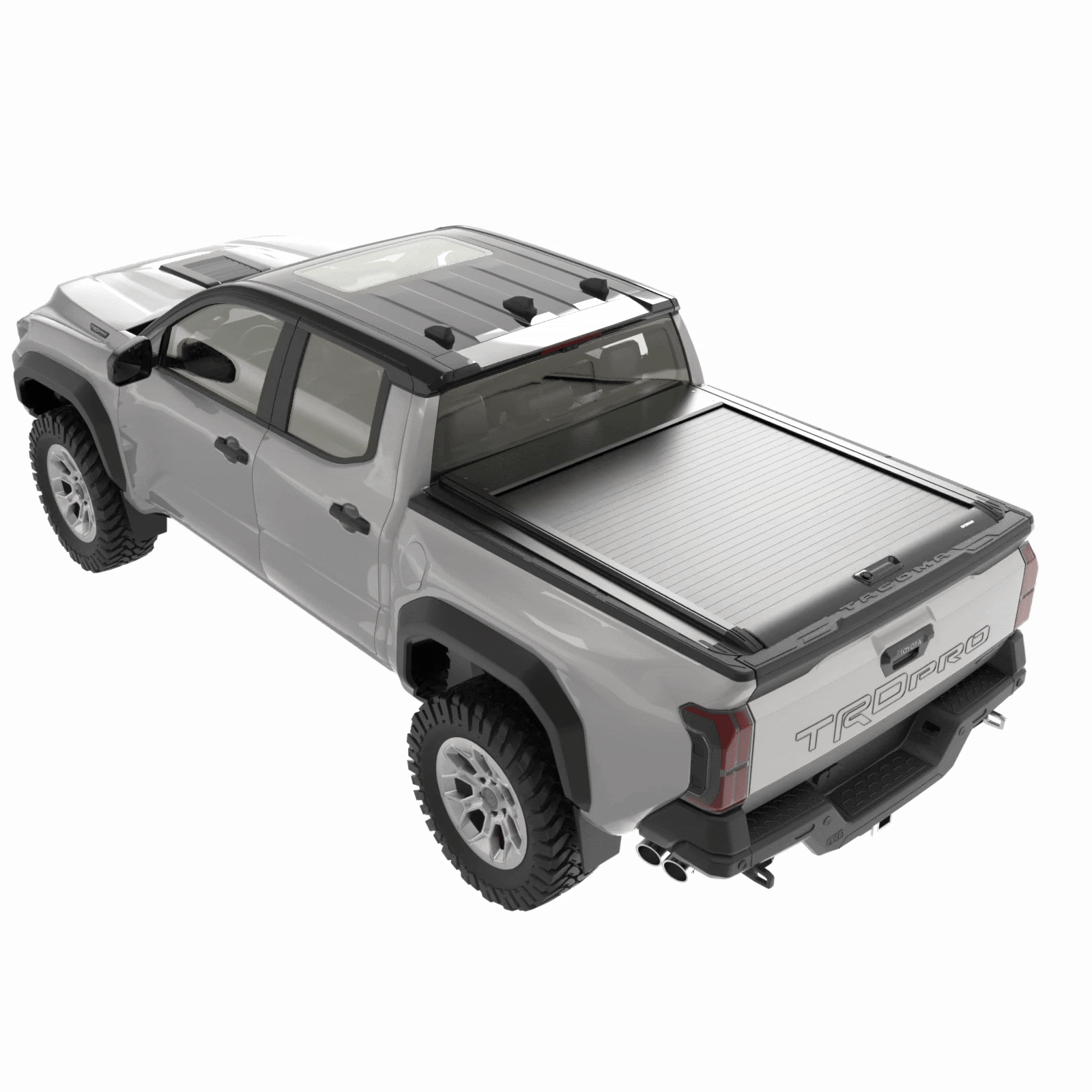 OPENROAD Aluminum Retractable Tonneau Cover for Toyota Tacoma (2022-2026) 6ft With handle Openroad4wd