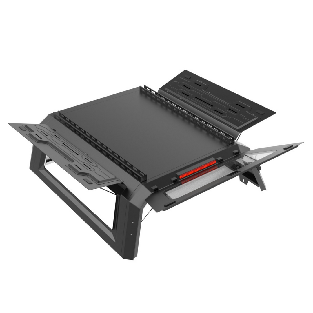 OPENROAD Truck Cap with Full Wing Doors, Extra-Large Storage, and LED Brake Light Openroad4wd