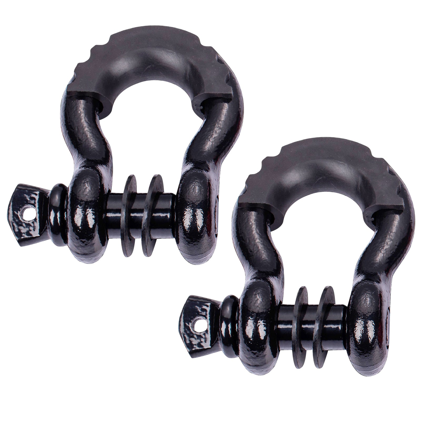 OPENROAD 3/4" D-Ring Shackle 4.75 Ton (9500 Lbs) Capacity with Isolators & Washer Kit for Jeep Truck Vehicle  openroad4wd.com   