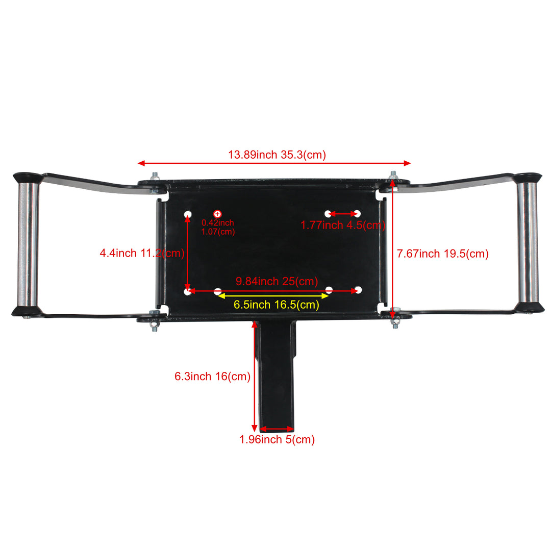 OPENROAD 2 Inches 15,000 lbs Capacity Winch Mount Receiver Hitch Winch Mounting Plate winch bracket OPENROAD   