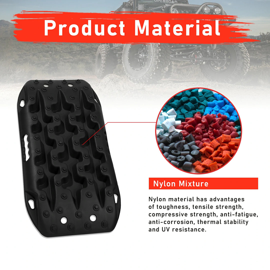 OPENROAD 5 Generation Off-road Recovery Traction Boards (2pcs) Recovery Traction Boards OPENROAD   