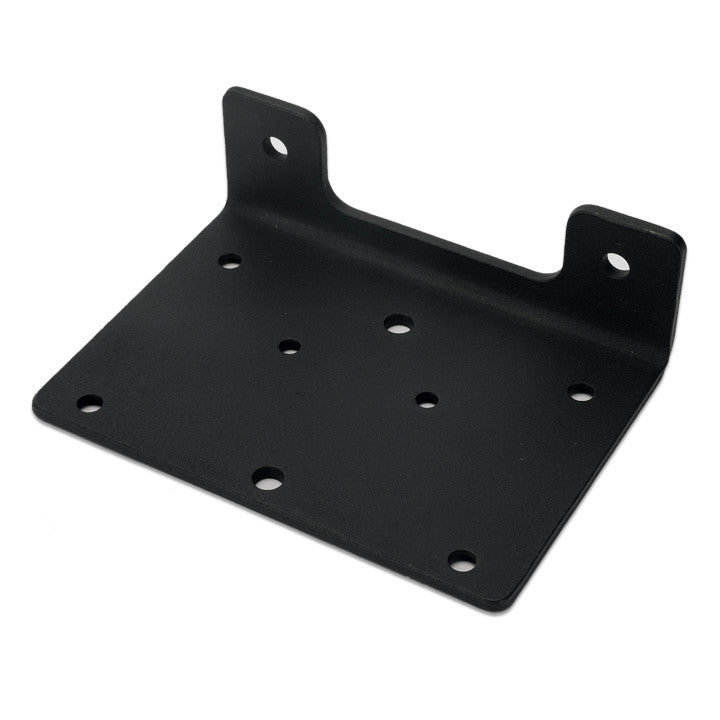 Black Matte Mounting Plate for 3500 lbs Electric Winches Winch Accessories OPENROAD   