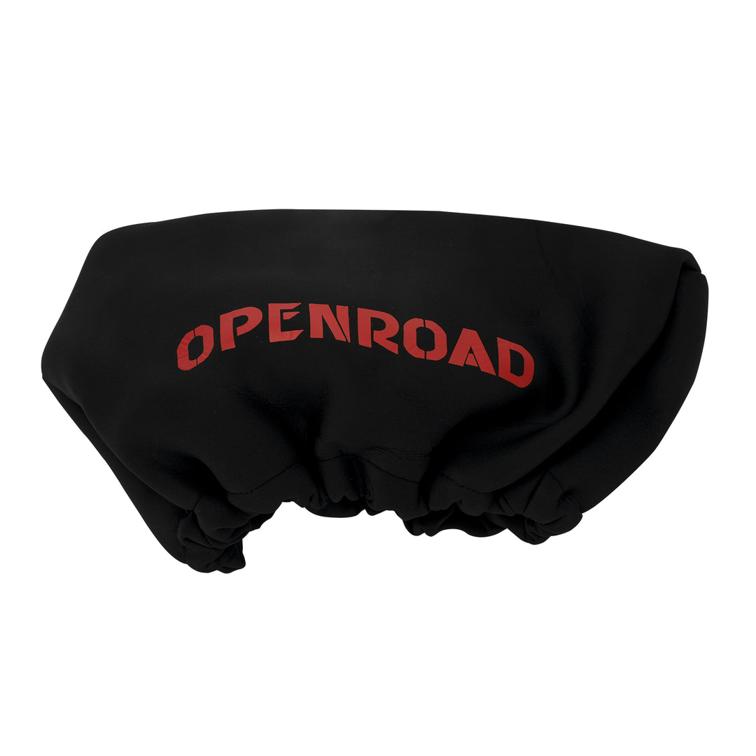 OPENROAD Winch Protection Cover Heavy Duty Waterproof Dust-proof Black Neoprene,Ideal for 2000-17500lbs winch accessories OPENROAD 2000-17500lb winch  