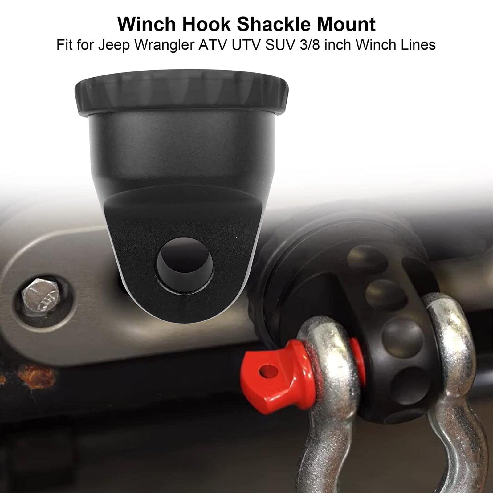OPENROAD Winch Hook Shackle 3/4" D-Ring 22000 lbs Load Rating  openroad4wd.com   