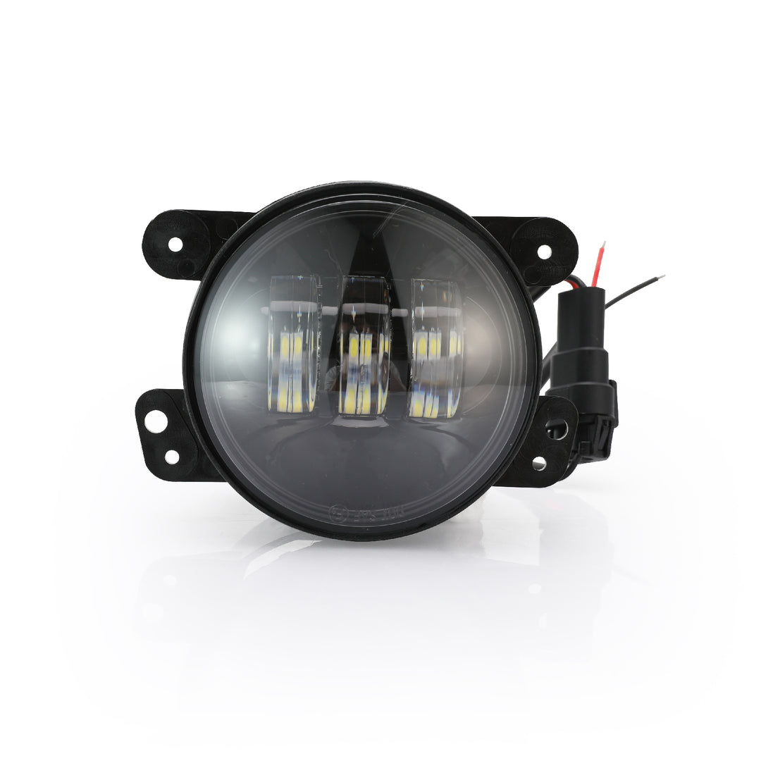 4-Inch Round LED Fog  Compatible with Jeep Wrangler Dodge LED Lighting Switch With Wire Group Fog Lamp OPENROAD   