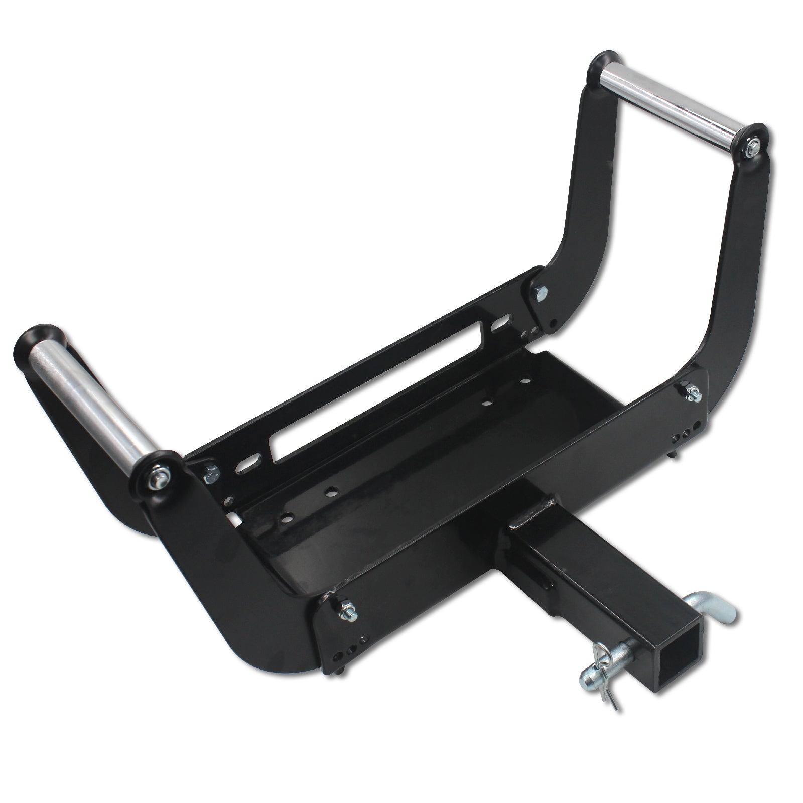 OPENROAD 2 Inches 15,000 lbs Capacity Winch Mount Receiver Hitch Winch Mounting Plate winch bracket OPENROAD   