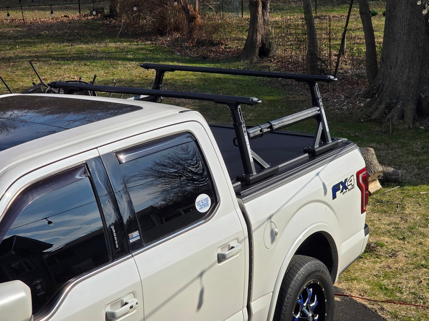 Bed Rack and Retractable Tonneau Cover bundle