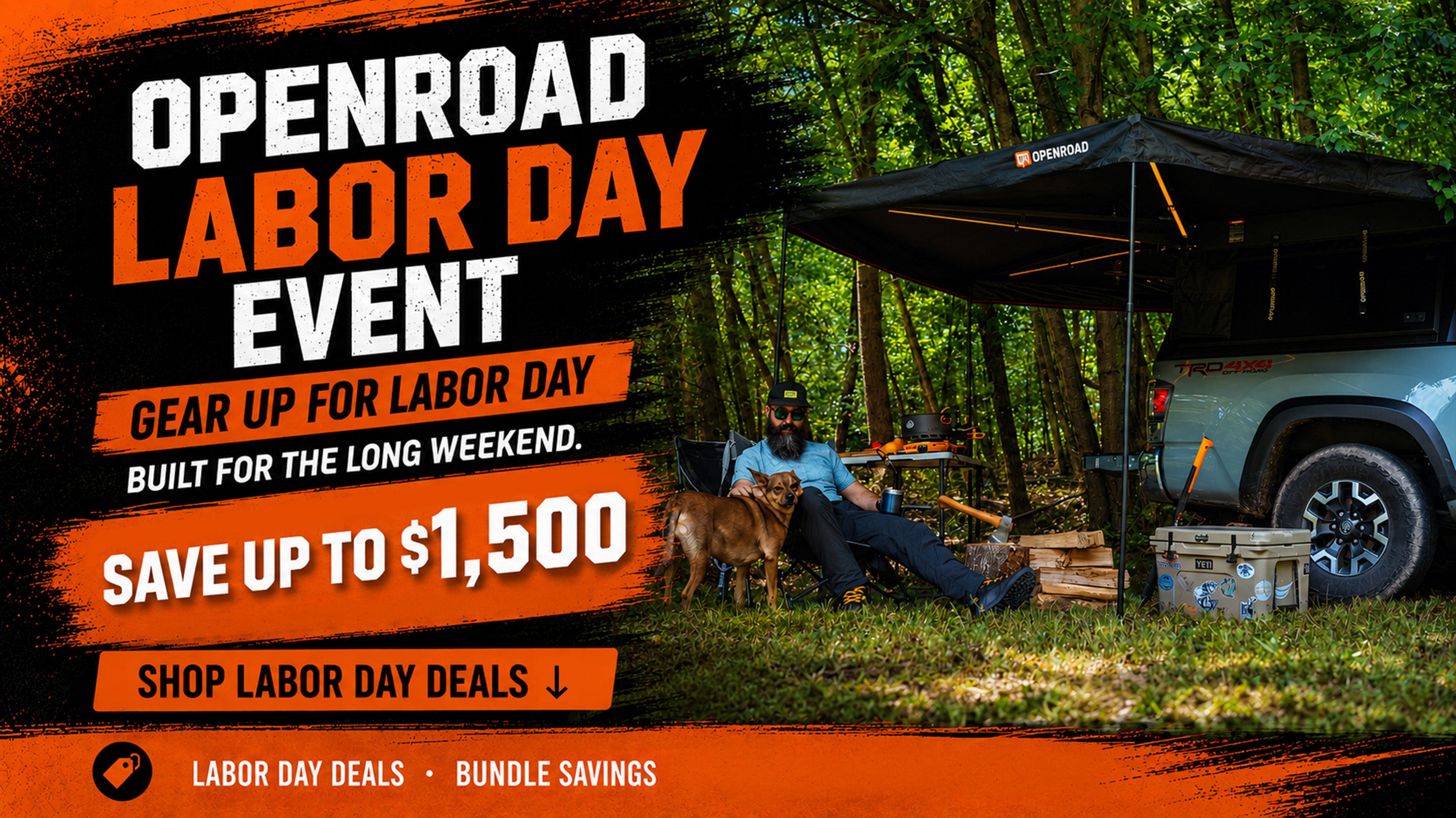 OPENROAD Labor Day Event — save up to $1,500, Labor Day deals and bundle savings